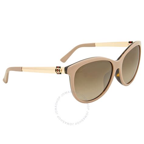 gucci asian fit cat eye powdered havana gold sunglasses|Gucci GG0636SK Asian Fit Round Sunglasses.